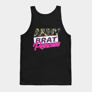 'Army Brat Princess' Funny Princess Gift Tank Top